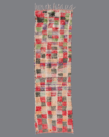 Vintage Moroccan Aït Bou Ichaouen Carpet TS44