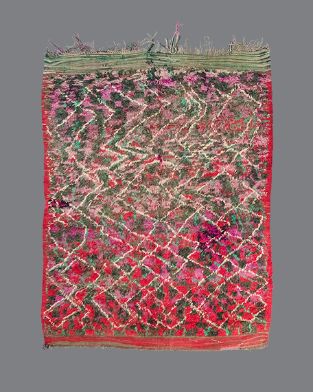 Vintage Moroccan Aït Bou Ichaouen Carpet TS48