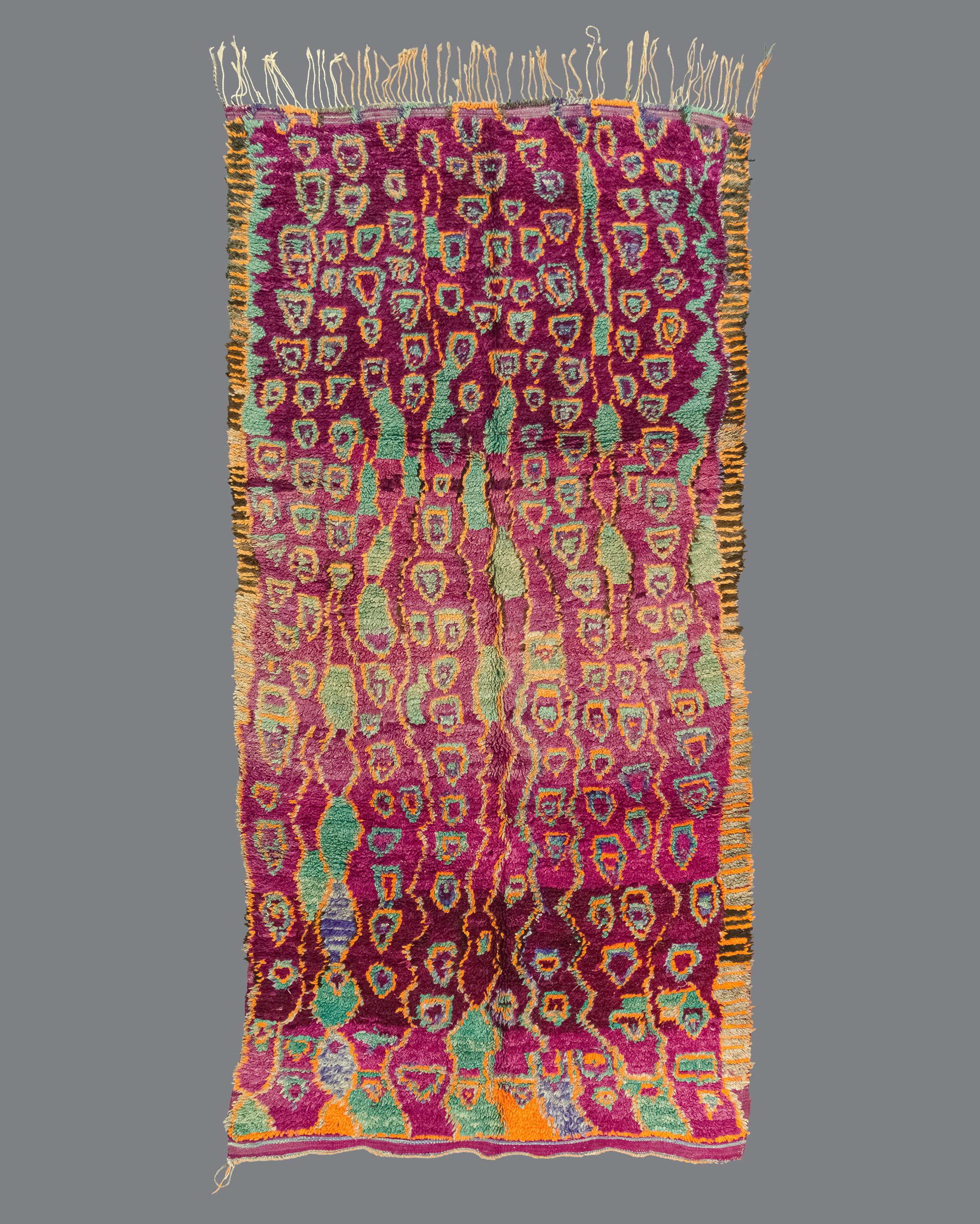 Vintage Moroccan Aït Bou Ichaouen Carpet TS50