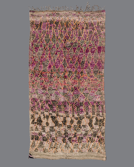 Vintage Moroccan Aït Bou Ichaouen Carpet TS53