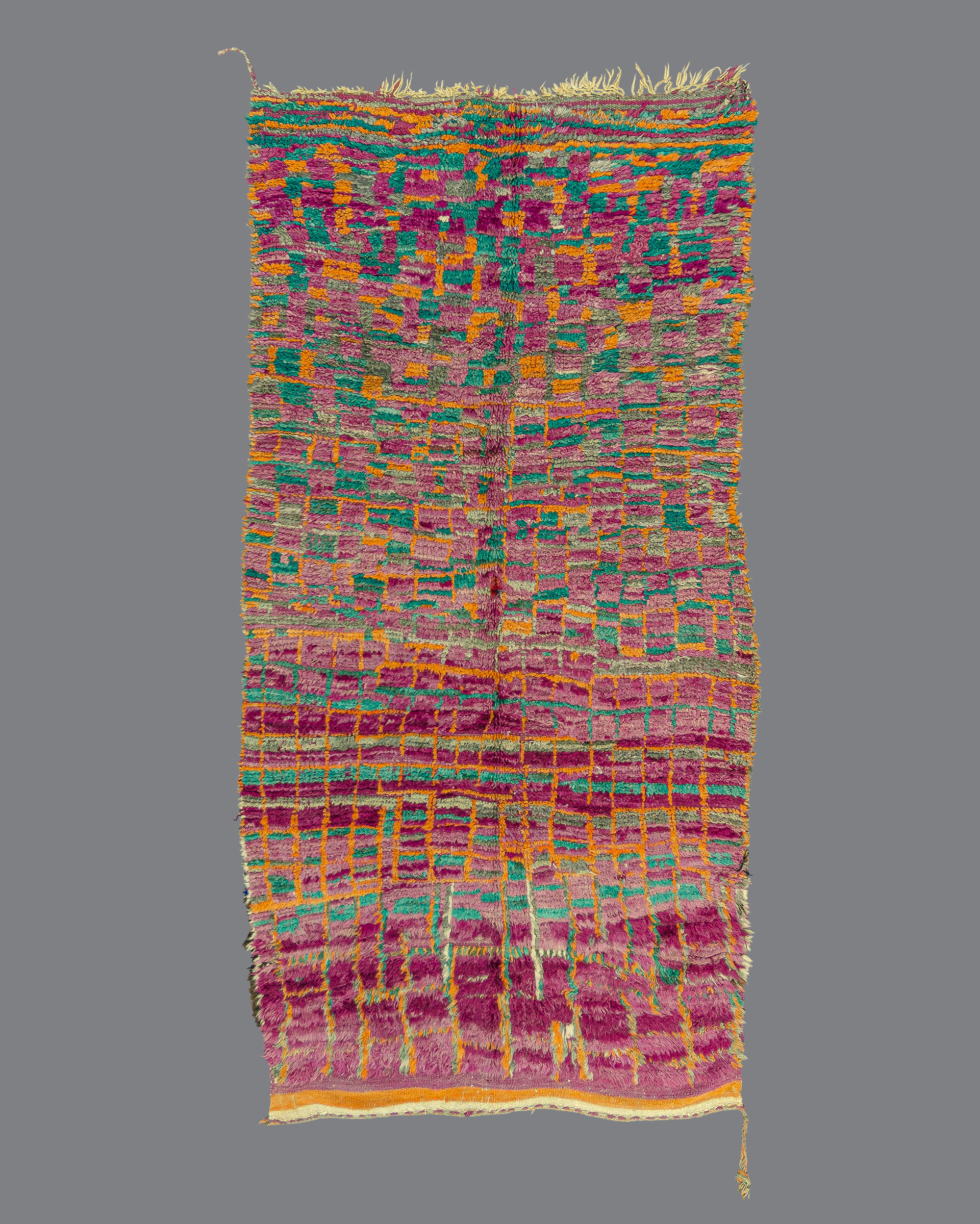 Vintage Moroccan Aït Bou Ichaouen Carpet TS54