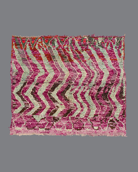 Vintage Moroccan Aït Bou Ichaouen Carpet TS59