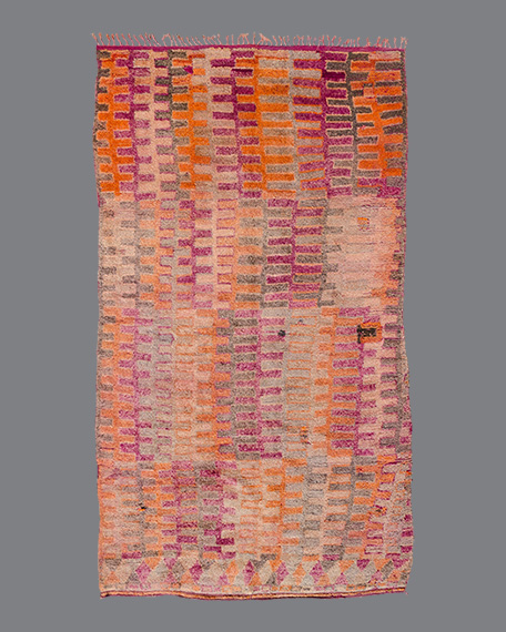 Vintage Moroccan Aït Bou Ichaouen Carpet TS62