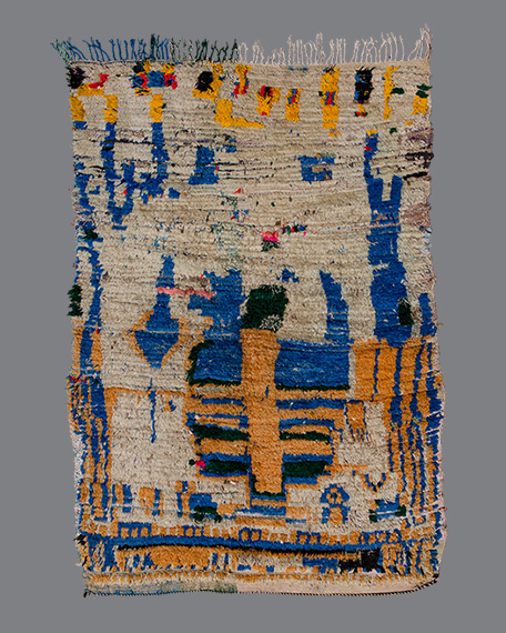 Vintage Moroccan Azilal Carpet AZ81