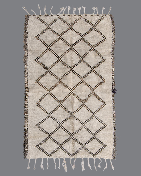 Vintage Moroccan Beni Ouarain Carpet BO_154