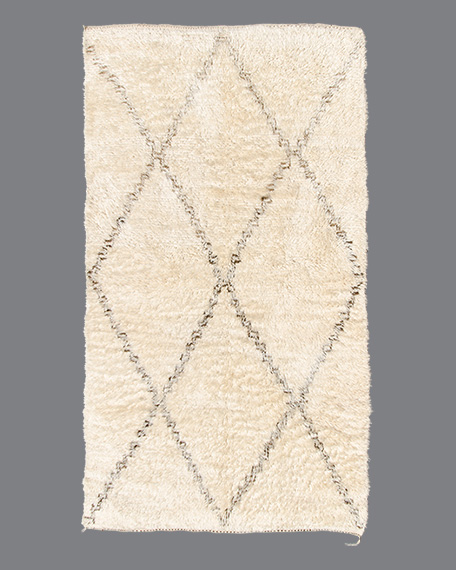 Vintage Moroccan Beni Ouarain Carpet BO_169