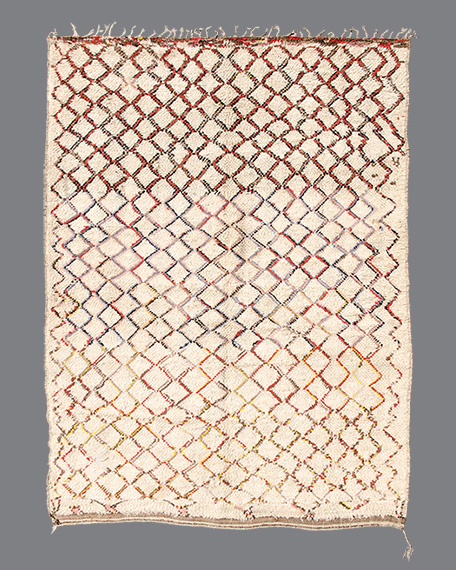 Vintage Moroccan Beni Ouarain Carpet BO_172