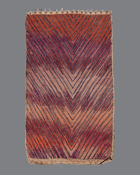 Vintage Moroccan Hassira Carpet HS06