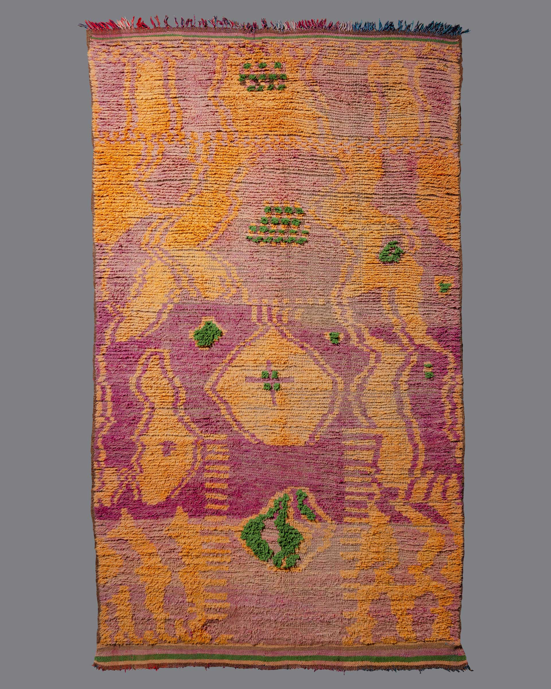 Vintage Moroccan Aït Bou Ichaouen Carpet TS83