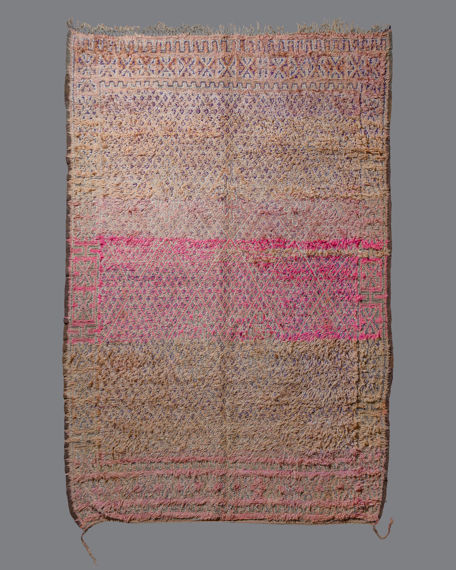 Vintage Moroccan Beni M'Guild Carpet BG_182