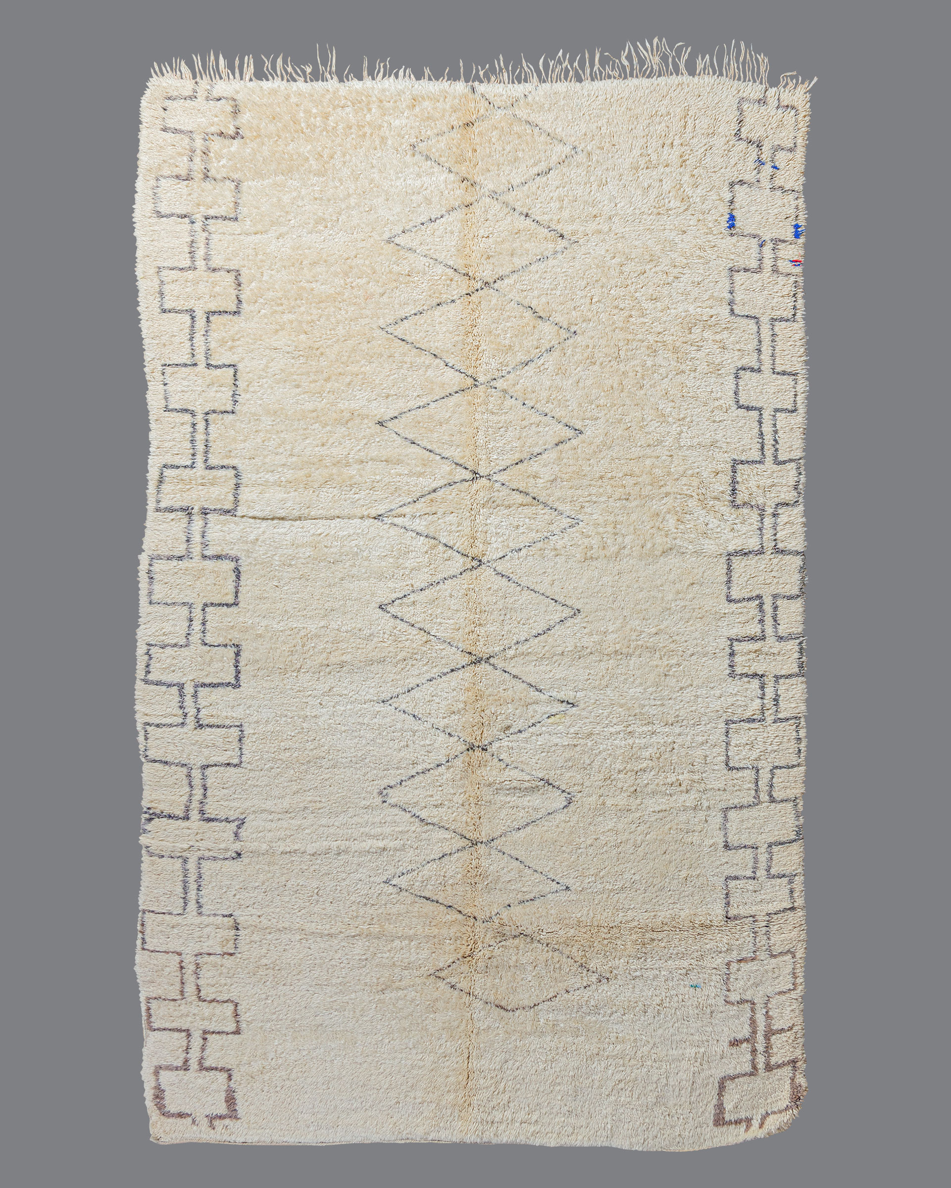 Vintage Moroccan Beni Ouarain Carpet BO_223