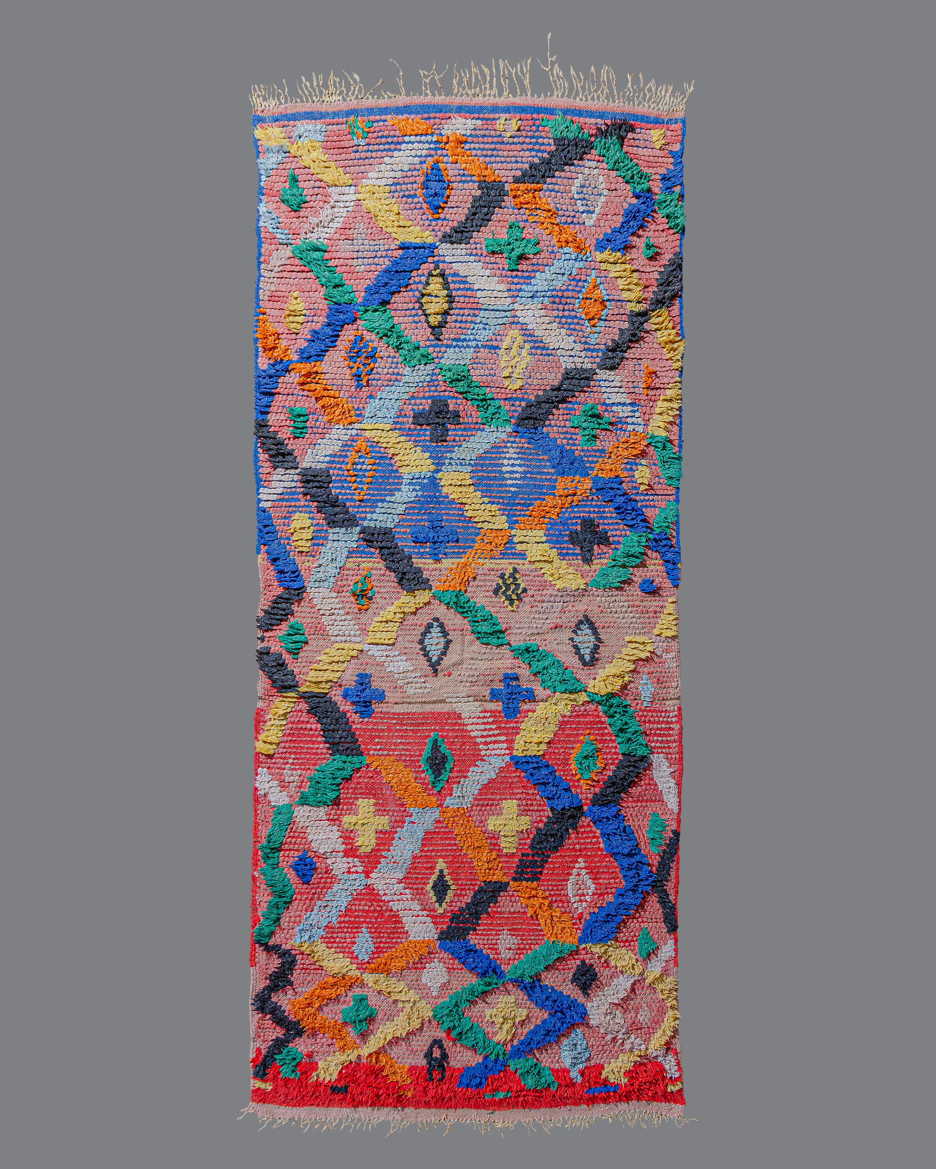 Vintage Moroccan Boujad Carpet BJ_135