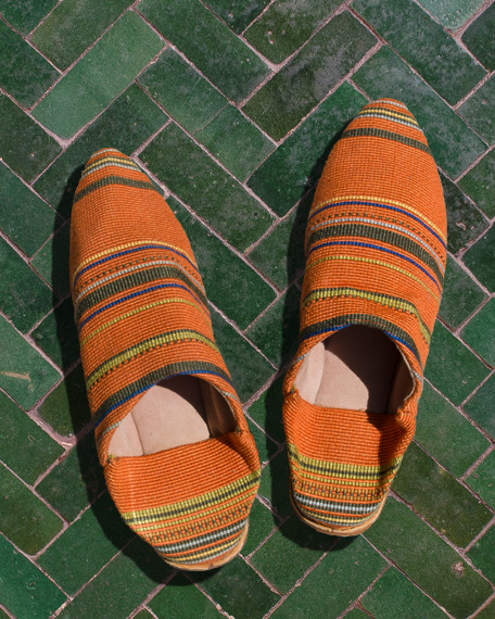 Vintage Moroccan Ware Babouches Babouches_Point_Mandarin