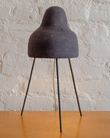 Vintage Moroccan Ware Lighting Tripod.Lamp.Small.Aubergine