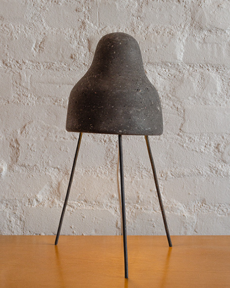 Vintage Moroccan Ware Lighting Tripod.Lamp.Small.Charcoal