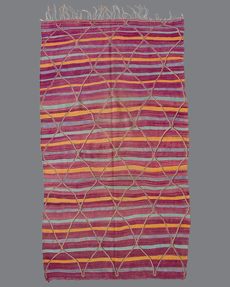 Vintage Moroccan Aït Bou Ichaouen Carpet TS06