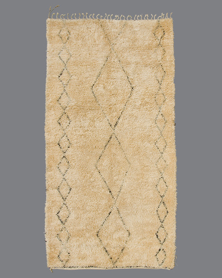 Vintage Moroccan Beni Ouarain Carpet BO25 