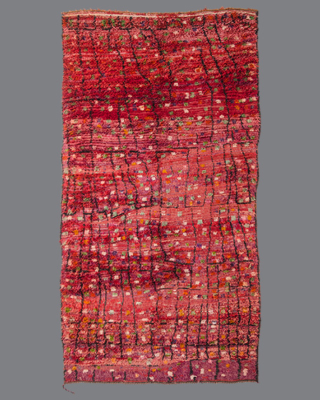 Vintage Moroccan Aït Bou Ichaouen Carpet TS20