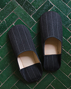 Moroccan Babouches Babouches_Dandy_Charcoal