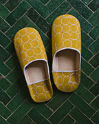 Moroccan Babouches Babouches_Layers_Vineyard_Small_Ochre_White