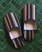 Moroccan Babouches Babouches_Point_Black_Coral