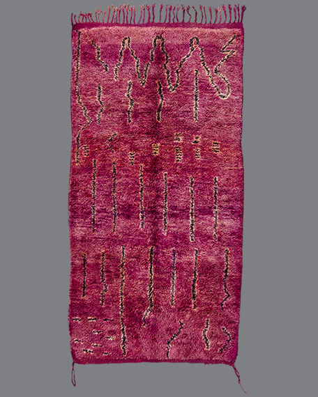 Vintage Moroccan Beni M'Rirt Carpet BR09