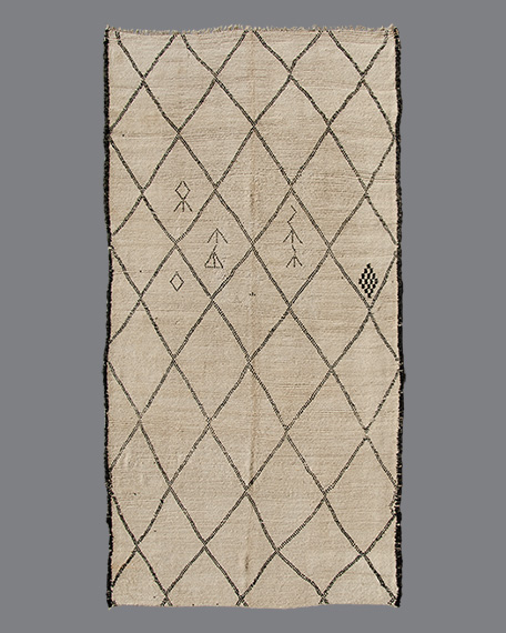 Vintage Moroccan Beni Ouarain Carpet BO_110