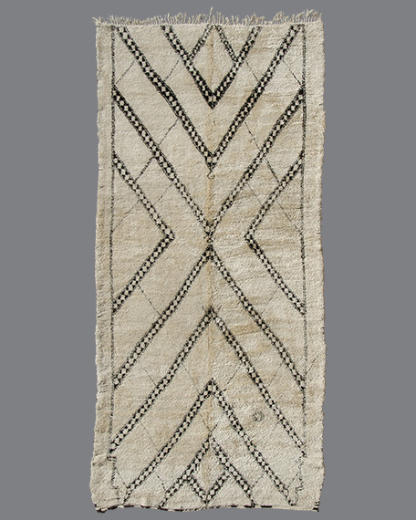 Vintage Moroccan Beni Ouarain Carpet BO_113