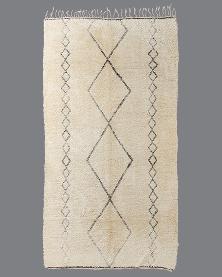 Vintage Moroccan Beni Ouarain Carpet BO_136