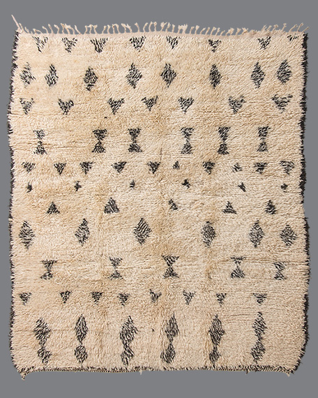 Vintage Moroccan Beni Ouarain Carpet BO_139