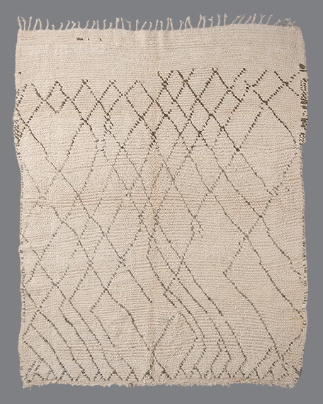 Vintage Moroccan Beni Ouarain Carpet BO_149