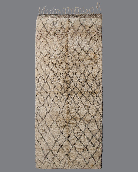 Vintage Moroccan Beni Ouarain Carpet BO76