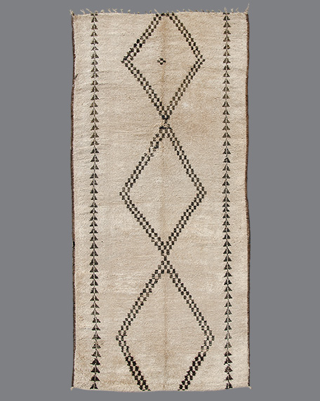 Vintage Moroccan Beni Ouarain Carpet BO85