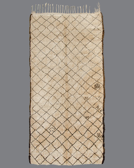 Vintage Moroccan Beni Ouarain Carpet BO87