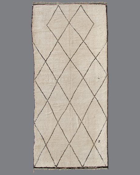 Vintage Moroccan Beni Ouarain Carpet BO93