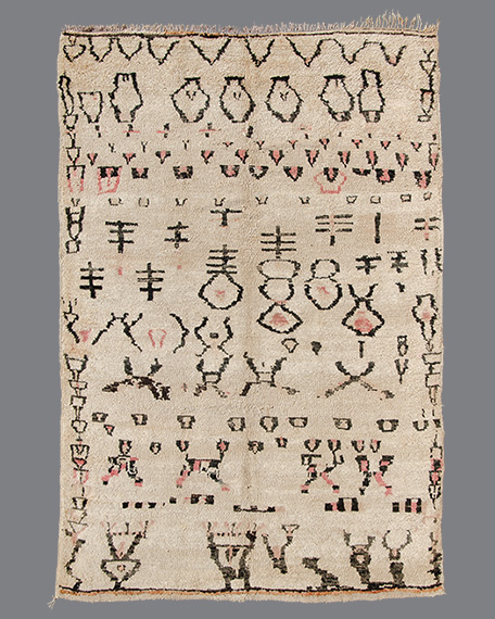 Vintage Moroccan Beni Sadden Carpet BS06