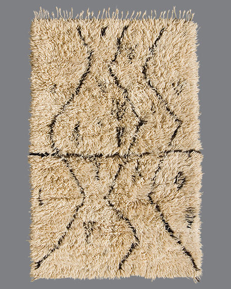 Vintage Moroccan Beni Ouarain Carpet BO34