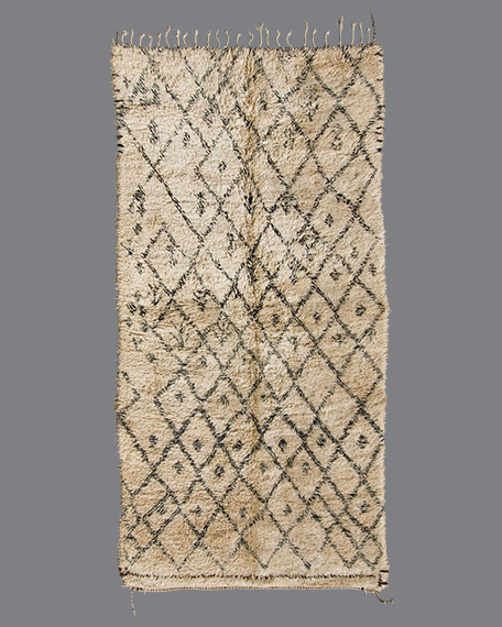 Vintage Moroccan Beni Ouarain Carpet BO45