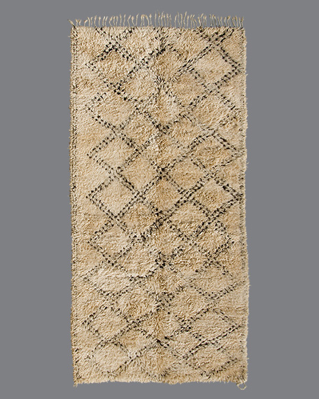 Vintage Moroccan Beni Ouarain Carpet BO47