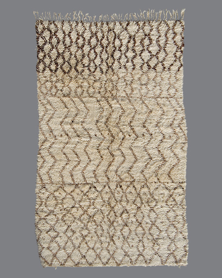 Vintage Moroccan Beni Ouarain Carpet BO55