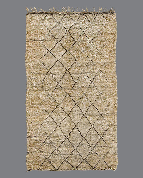 Vintage Moroccan Beni Ouarain Carpet BO58