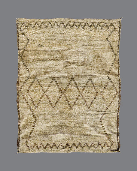 Vintage Moroccan Beni Ouarain Carpet BO59