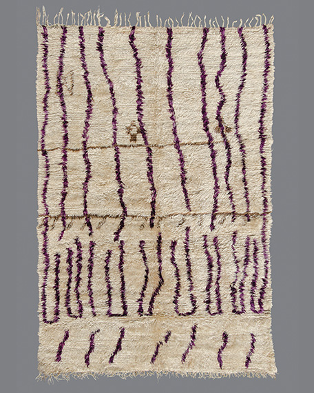 Vintage Moroccan Beni Ouarain Carpet BO70