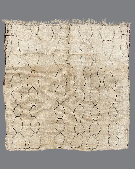 Vintage Moroccan Beni Ouarain Carpet BO72