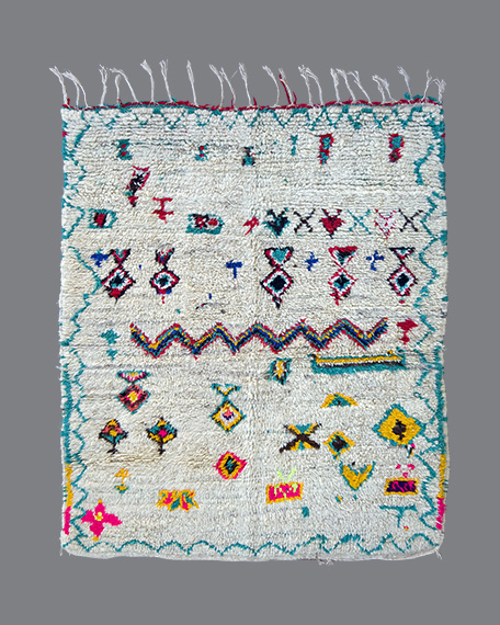 Vintage Moroccan Azilal Carpet AZ08