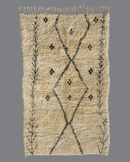 Vintage Moroccan Beni Ouarain Carpet BO15 