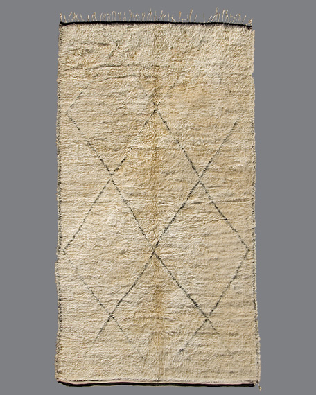 Vintage Moroccan Beni Ouarain Carpet BO11