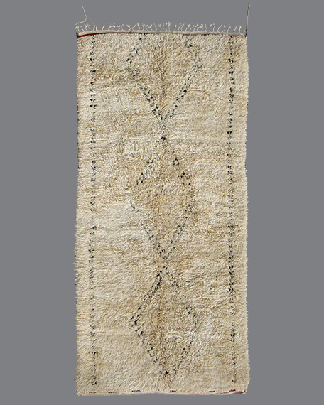 Vintage Moroccan Beni Ouarain Carpet BO10