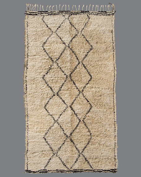 Vintage Moroccan Beni Ouarain Carpet BO19